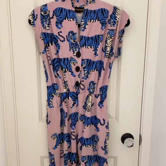 Nooworks Pants - Nooworks Magic Suit - Blue Tigers Jumpsuit